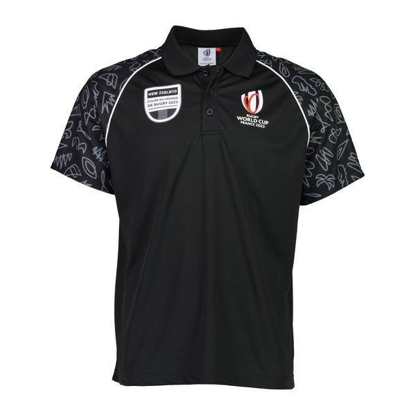 Rugby Heaven Rugby World Cup 2023 Mens New Zealand Polo - www.rugby-heaven.co.uk