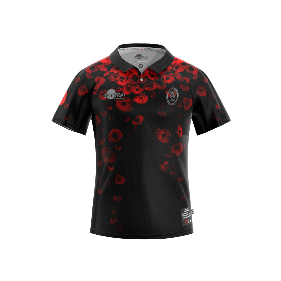 Samurai Remembrance Rugby Shirt 2019 10th Year Anniversary