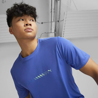 Puma Mens Run Favourite Logo T-Shirt