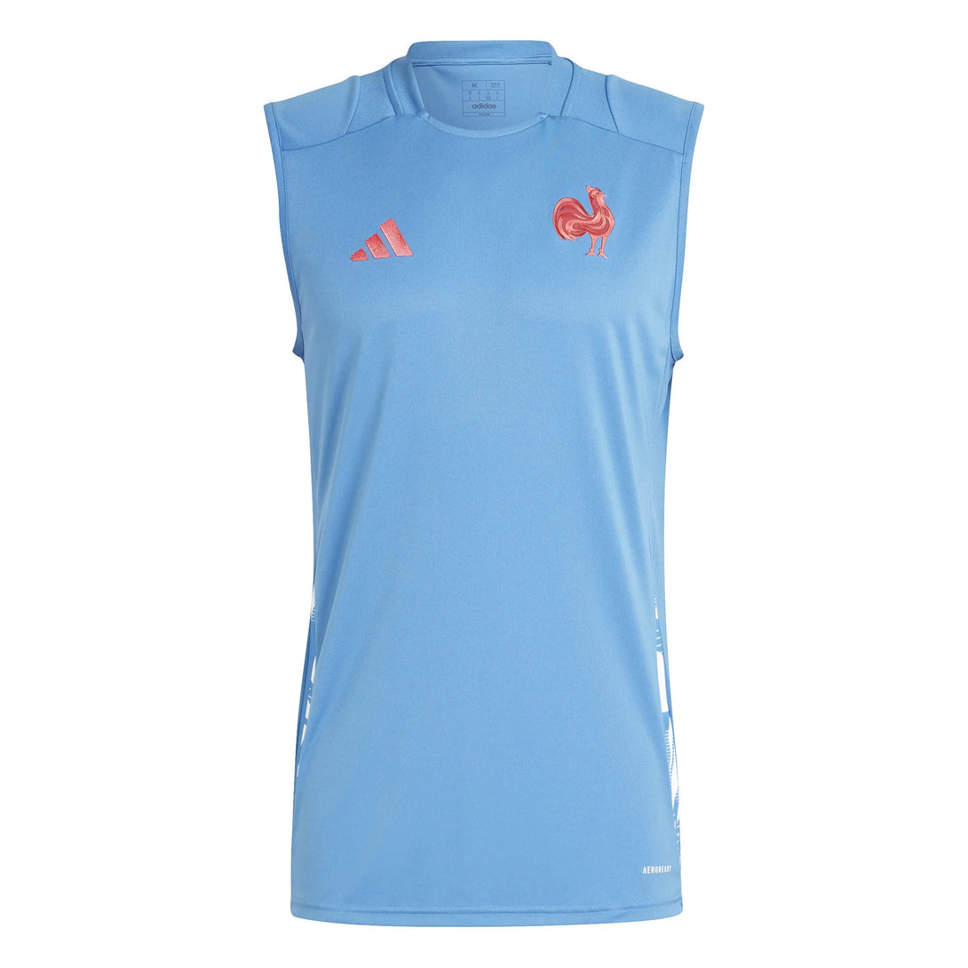 adidas France Rugby Adults Training Singlet 