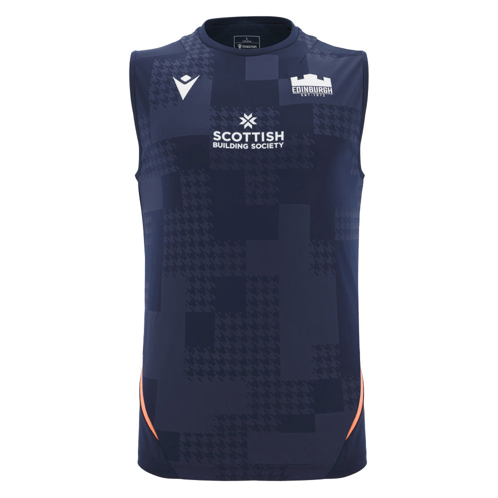 Macron Edinburgh Rugby 2025/26 Mens Training Poly Vest