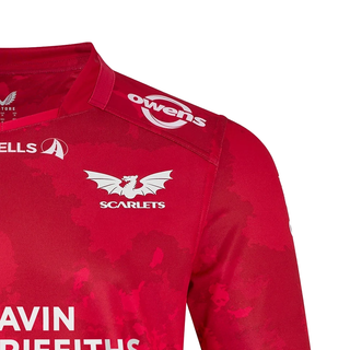 Castore Scarlets Rugby 2024/25 Mens Home Pro Rugby Shirt