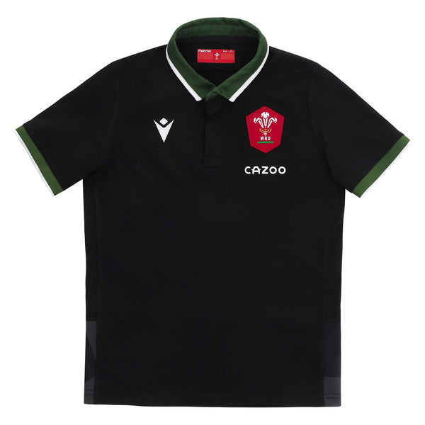 Macron Wales WRU 21/23 Kids Alternate Cotton Rugby Shirt