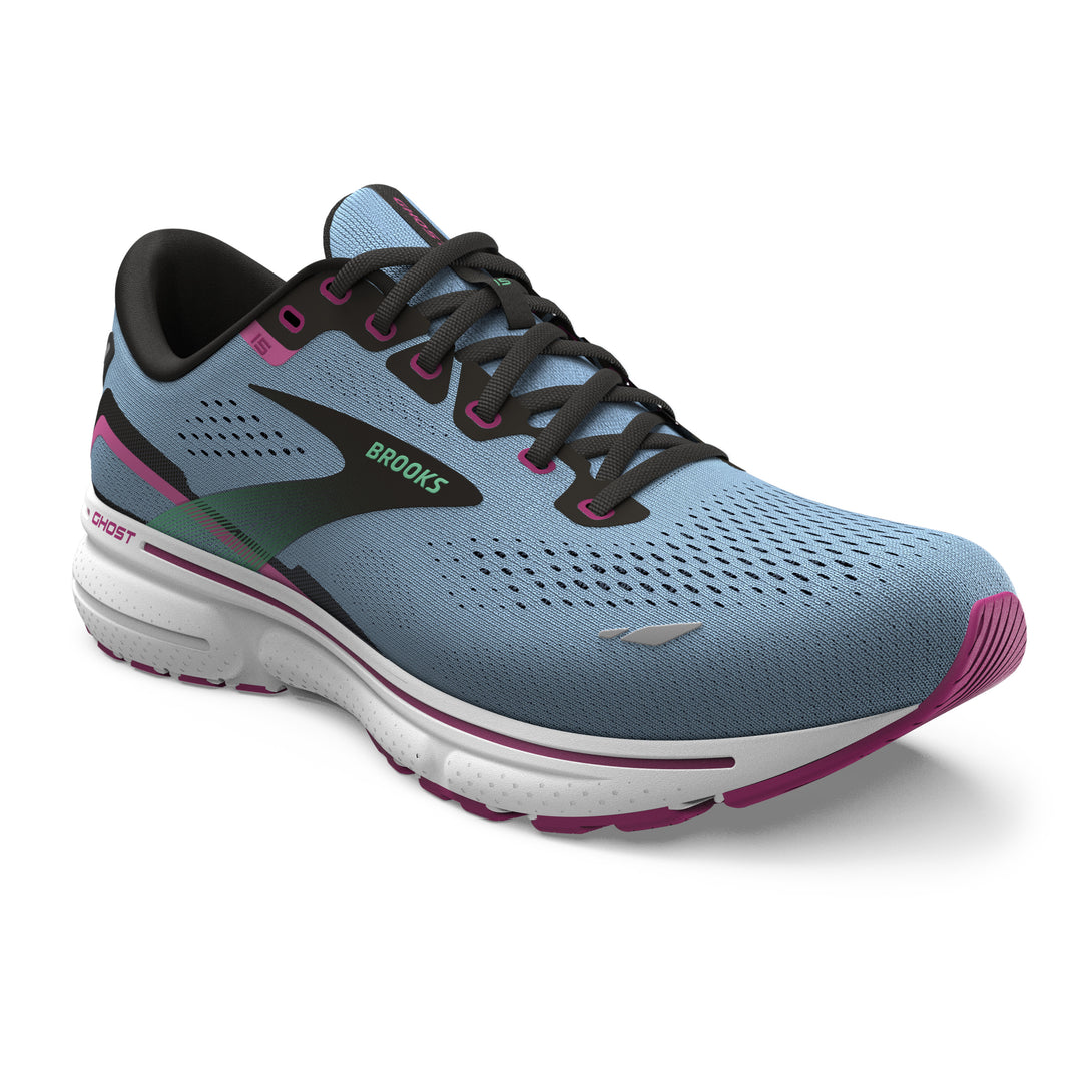 Brooks Ghost 15 Womens Road Running Shoes Blue