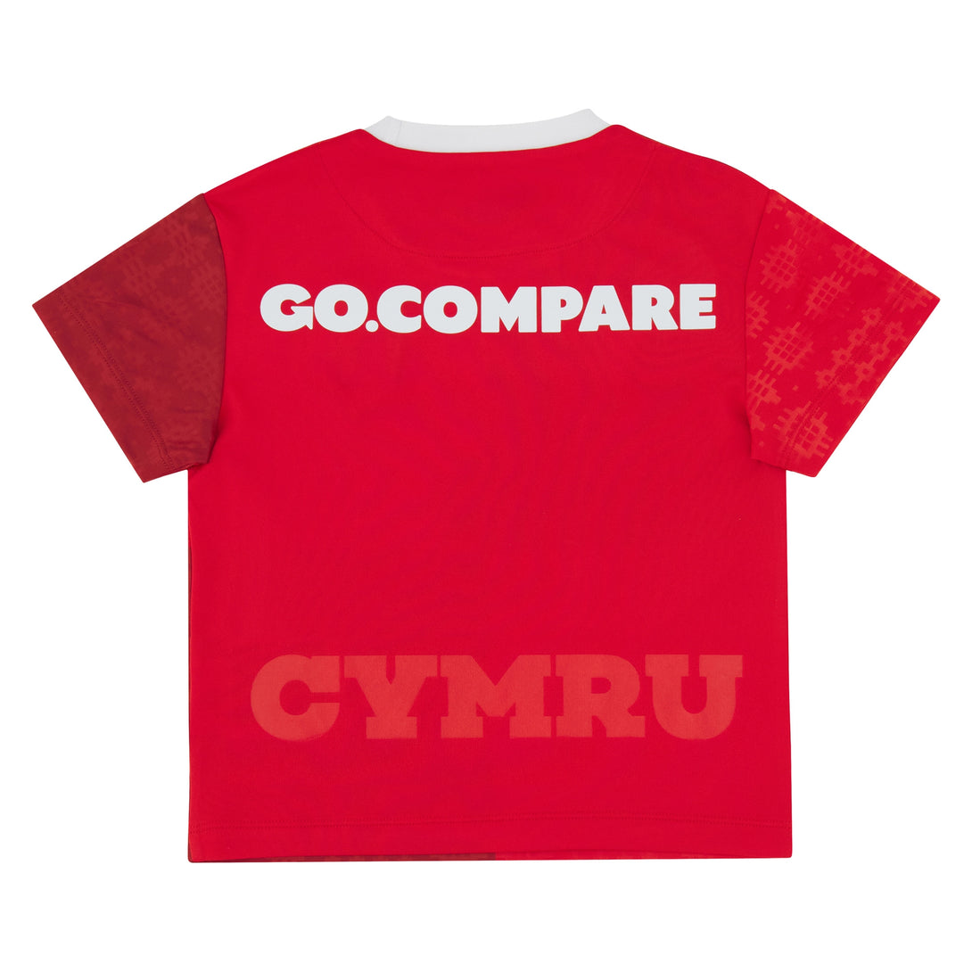 Macron Wales WRU 2025/26 Baby Home Rugby Shirt