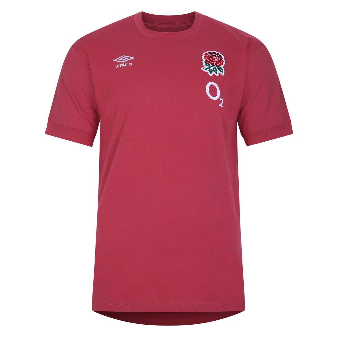 Umbro England Mens Leisure T Shirt Red