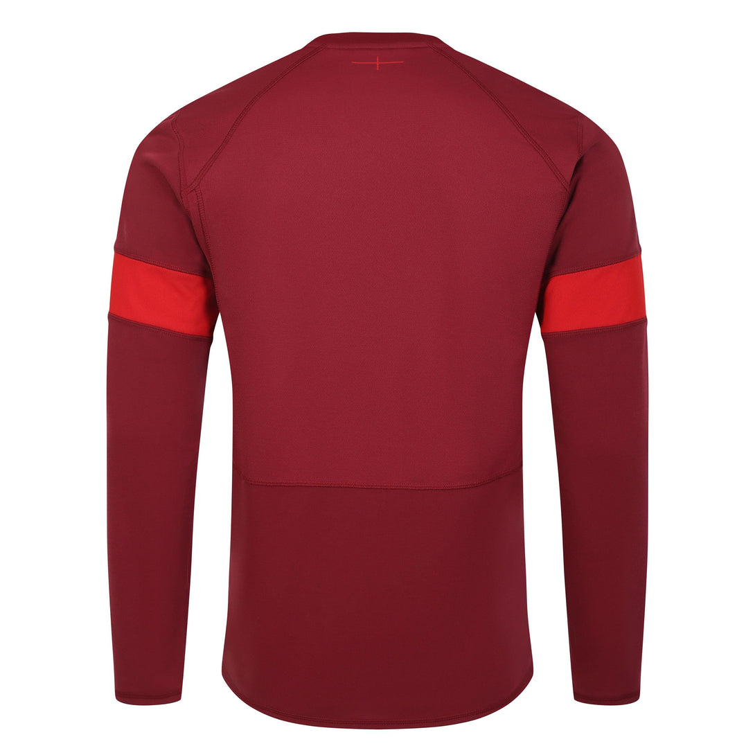 Umbro England RFU Mens Relaxed Training Long Sleeve Rugby Shirt