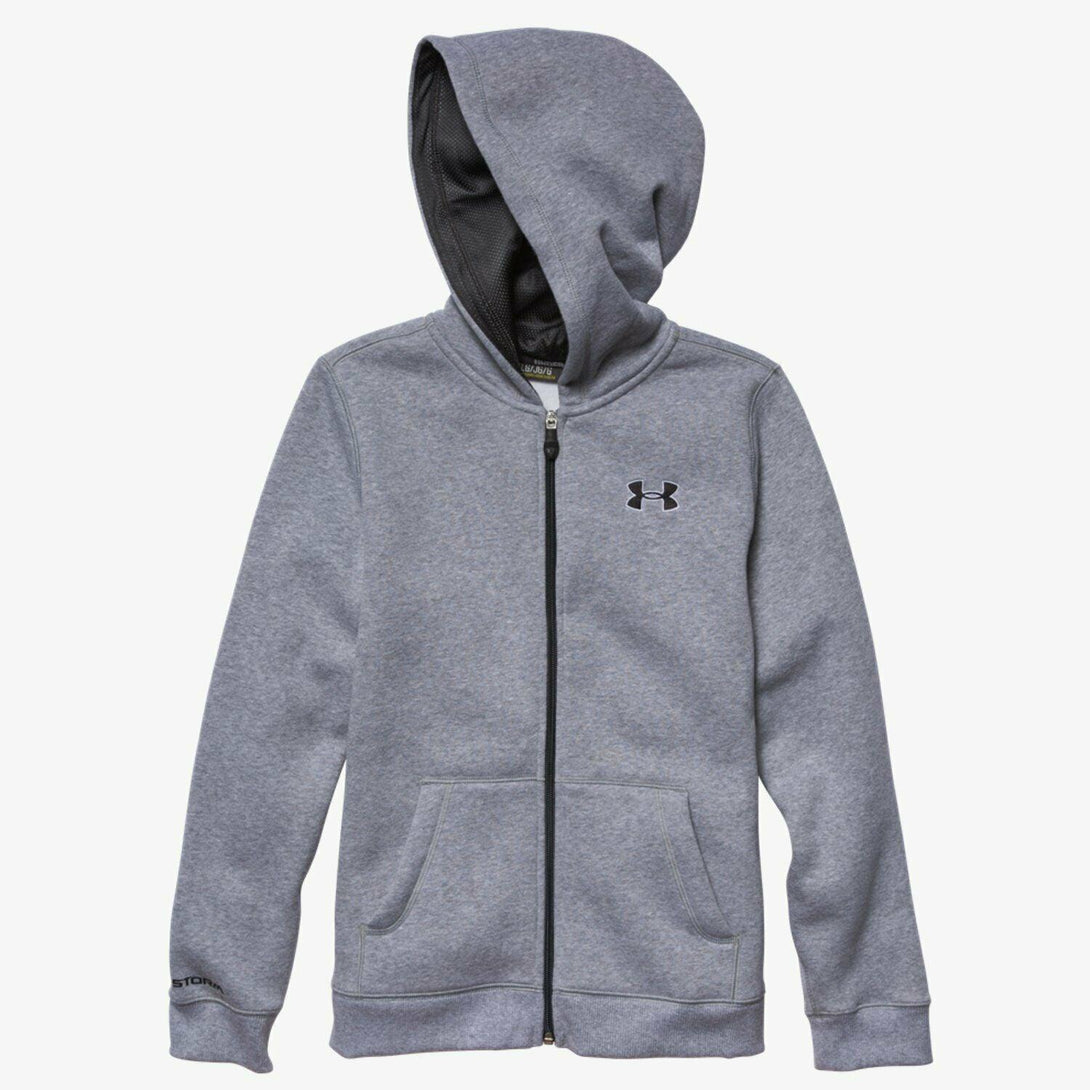 Under Armour Eu Transit Full Zip Kids Grey Hoody