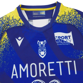 Macron Zebre Parma 2025/2026 Mens Home Rugby Shirt