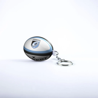 Gilbert Cardiff Rugby Ball Keyring