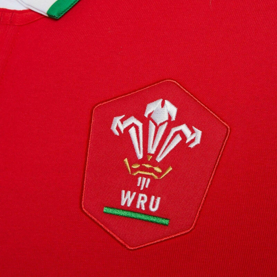 Rugby Heaven Wales Home Cotton Rugby Shirt - www.rugby-heaven.co.uk