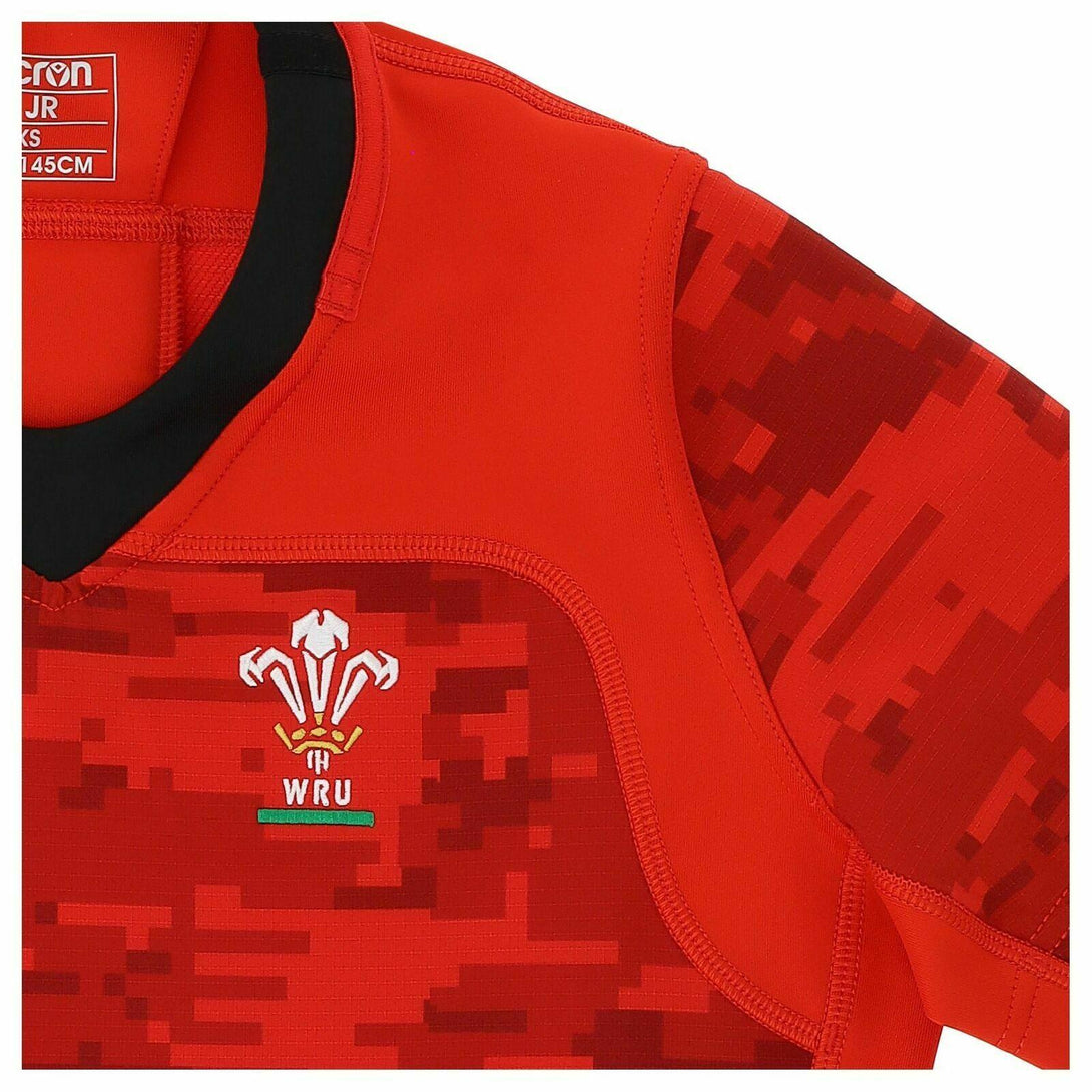 Rugby Heaven Wales Training Rugby Shirt Kids - www.rugby-heaven.co.uk