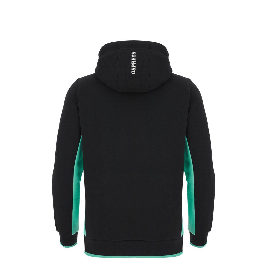 Macron Ospreys Rugby 2025/26 Kids Cotton Hoodie
