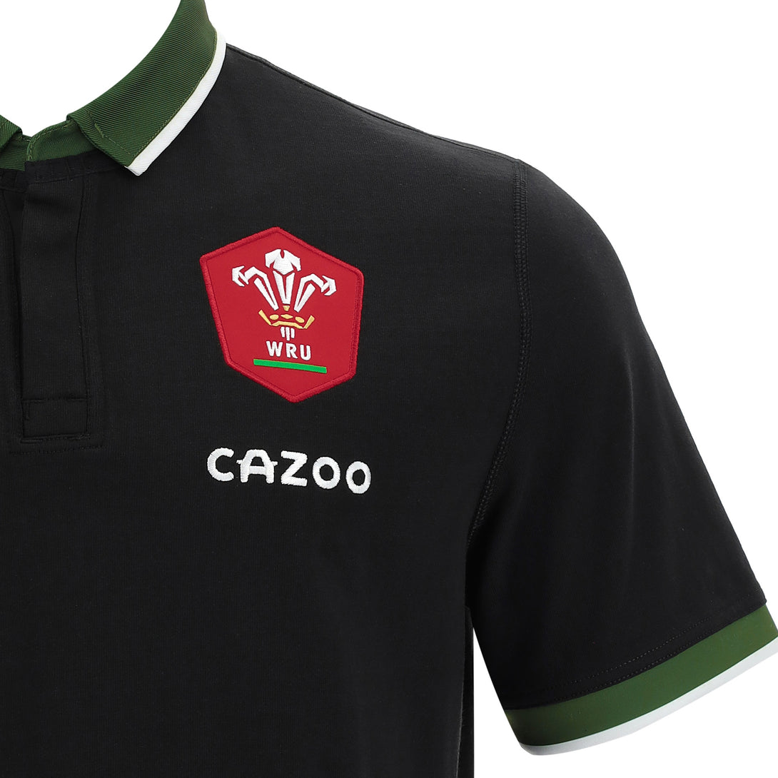 Macron Wales WRU 21/23 Alternate Cotton Rugby Shirt