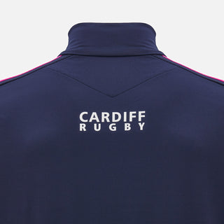 Macron Cardiff Rugby 2024/25 Mens Heavy Training 1/4 Zip Top