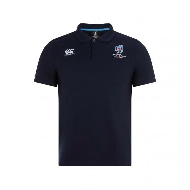 CCC RWC19 Cotton Pique Polo - Navy