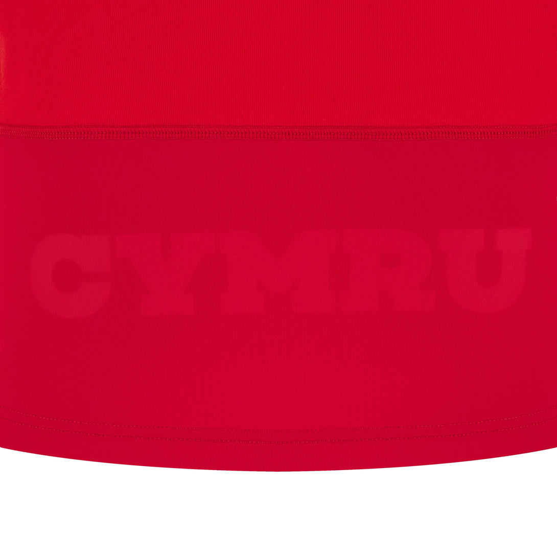 Macron Wales WRU 2025/26 Mens Home Cotton Rugby Shirt