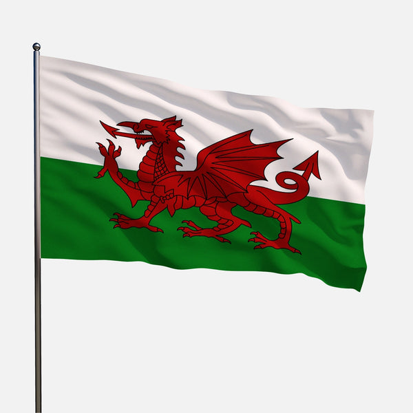 Wales Welsh Dragon Flag - 5' x 3'