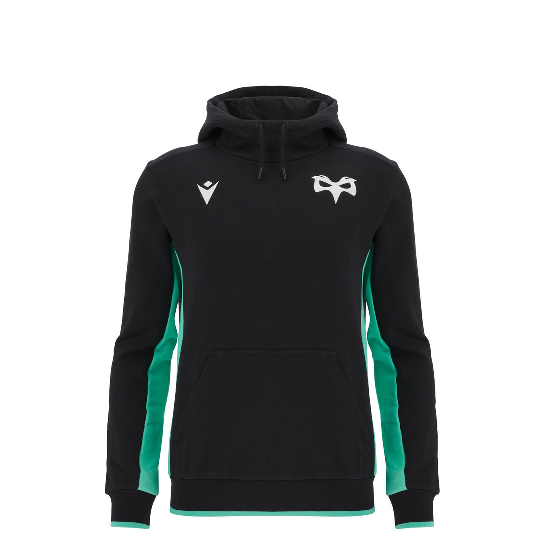 Macron Ospreys Rugby 2025/26 Kids Cotton Hoodie