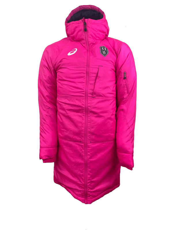 ASICS Stade Francais Stadium Jacket Pink 